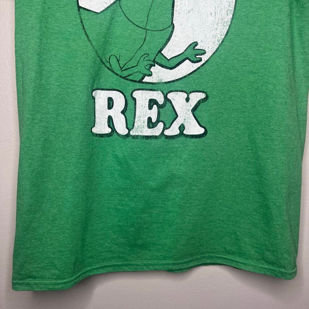 Toy Story I'm A Nervous REX Tee Green T-Shirt Size S Disney World Pixar Dinosaur - Picture 3 of 9